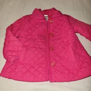 Warm Fleece Lined Jacket - Little Me - buttons & pockets - New no tags